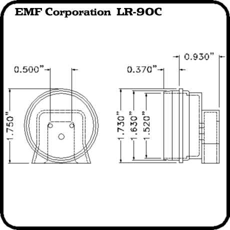 2 piece set, 1 of each Details about   EMF LR-93 Socket with 70" Lead and LR-90C-8 Lampholder 
